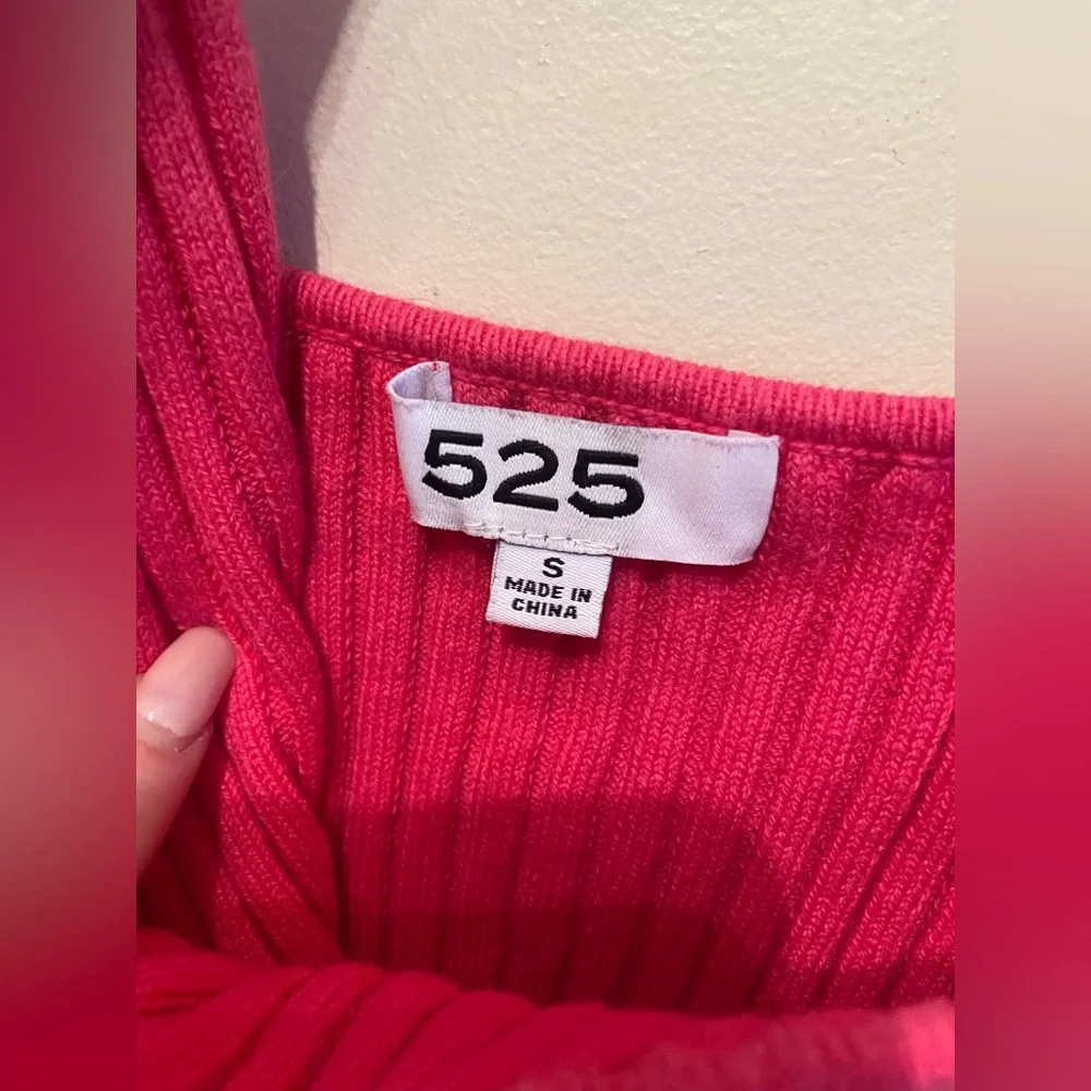 525 Pink Cropped Top - Picture 3 of 5
